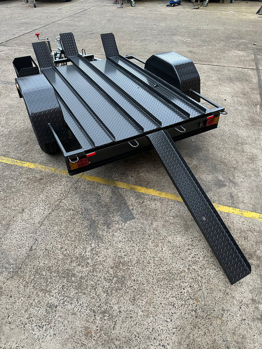 6x4 Premium Bike Trailer with Bike Channels