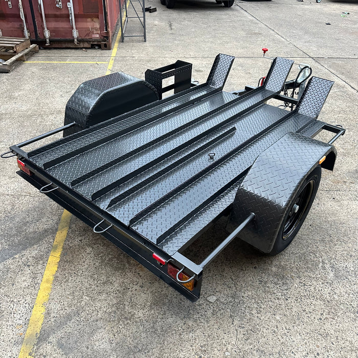 6x4 Premium Bike Trailer with Bike Channels