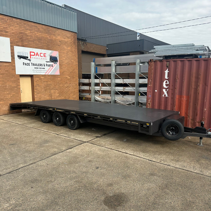 8m x 2.4m Tri-Axle Flat Tabletop Trailer