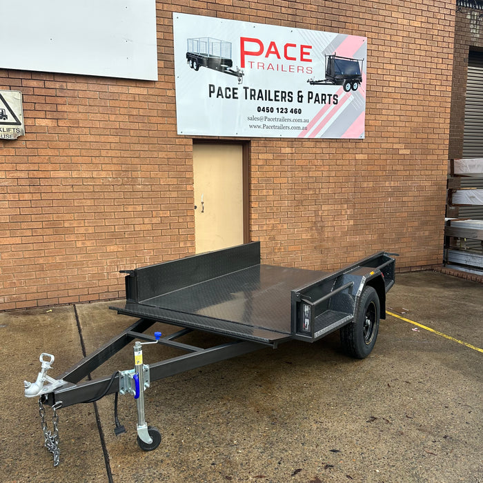 7x5 Single Axle Box Trailer