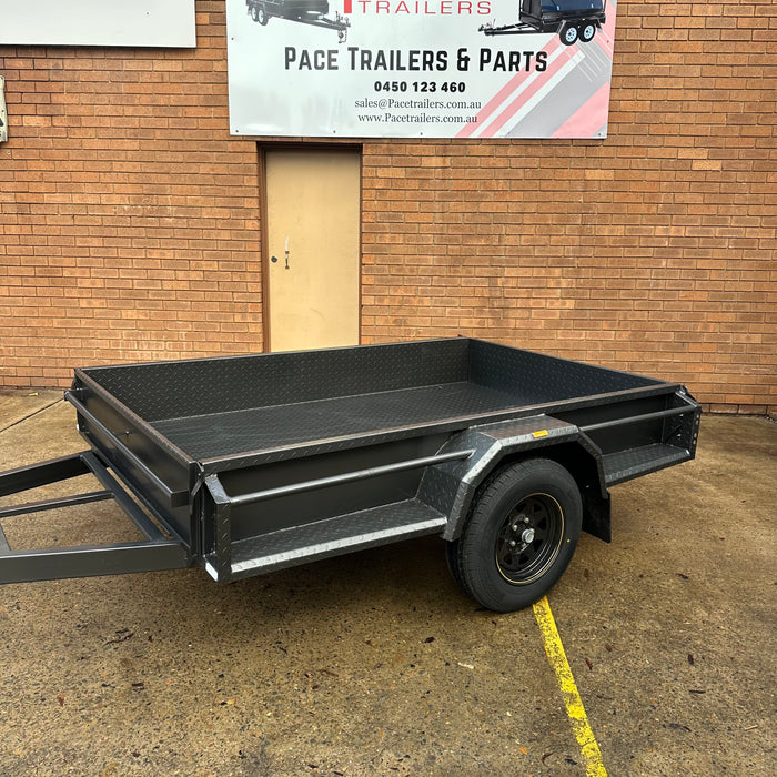 8x5 Single Axle Box Trailer