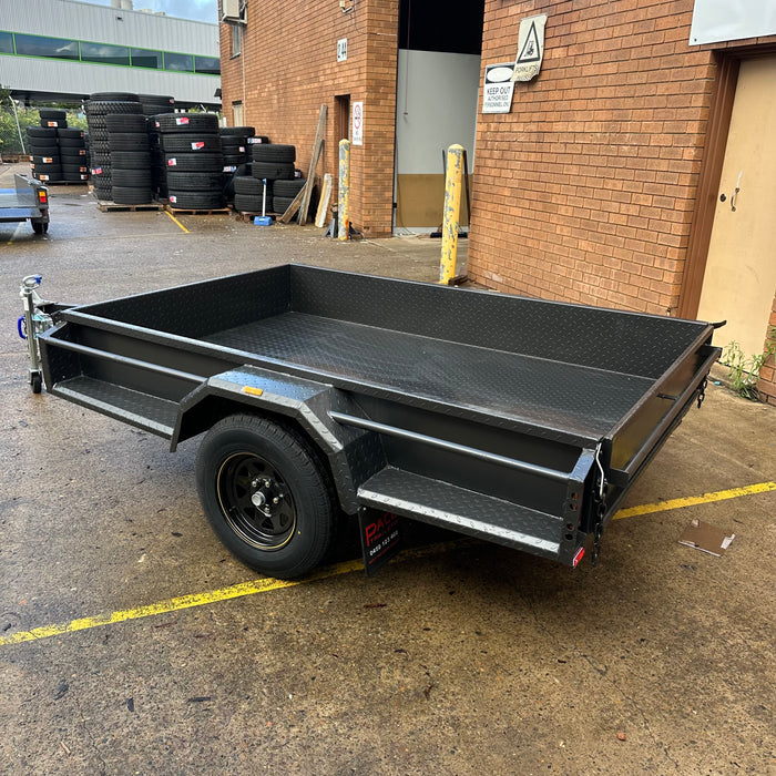 8x5 Single Axle Box Trailer