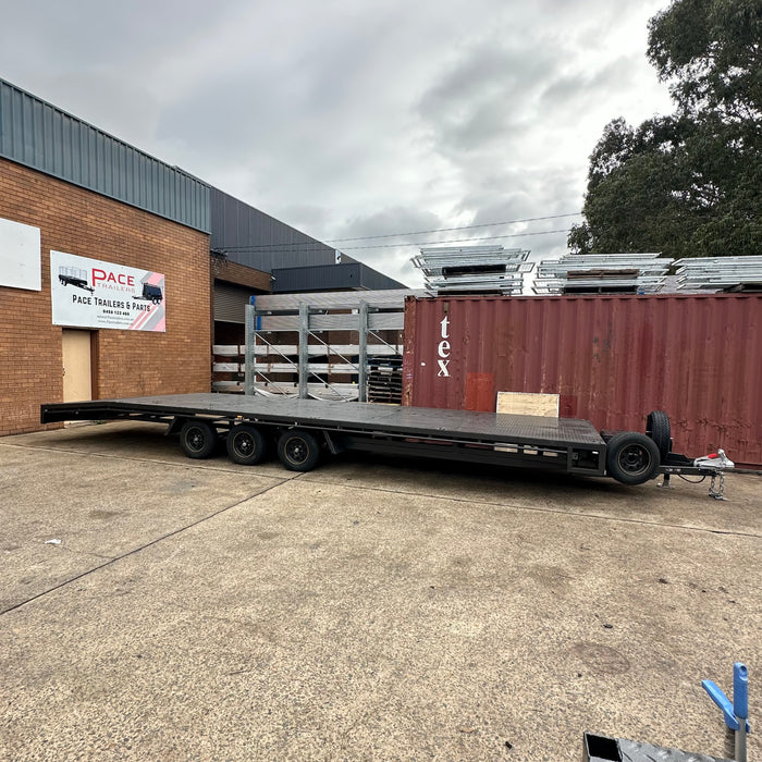 9m x 2.4M Flat Top Tri-Axle Trailer