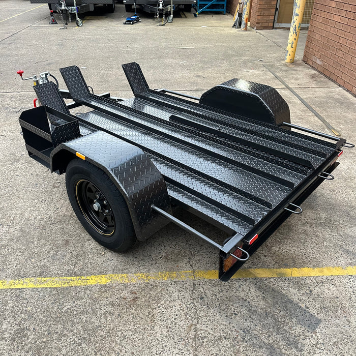 6x4 Premium Bike Trailer with Bike Channels
