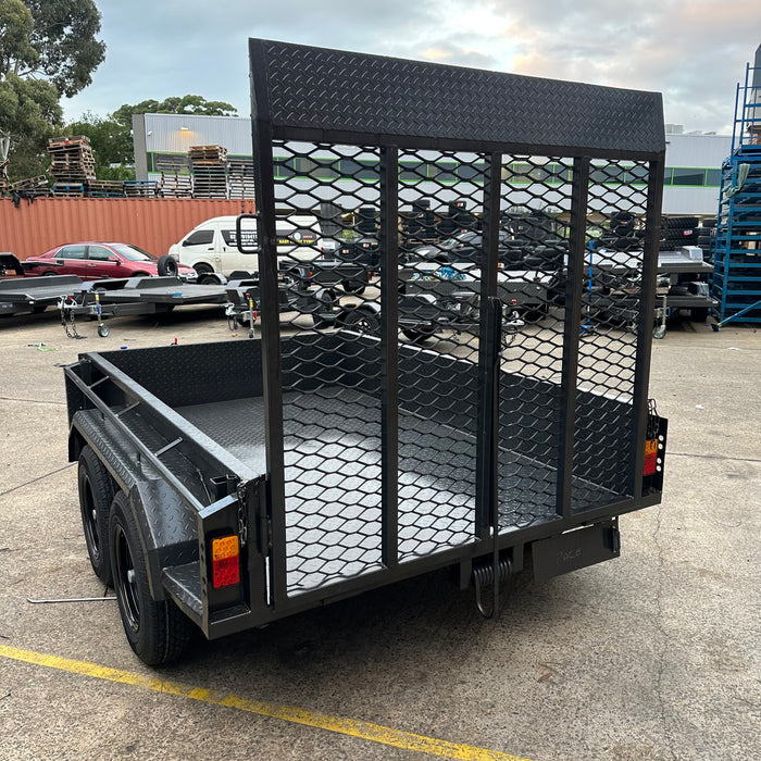 8x5 Heavy-Duty Box Trailer with Mesh Ramp