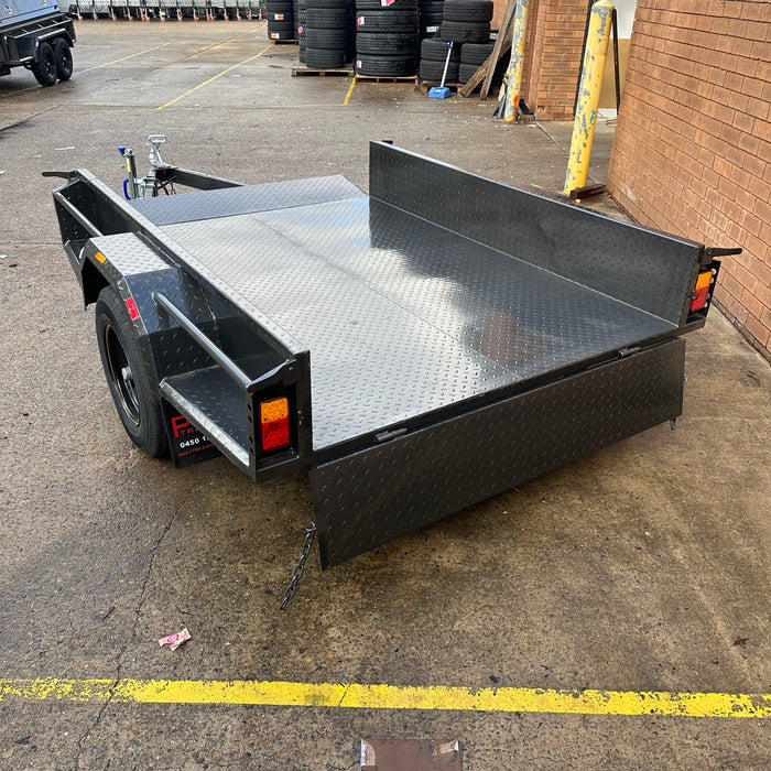 7x5 Single Axle Box Trailer