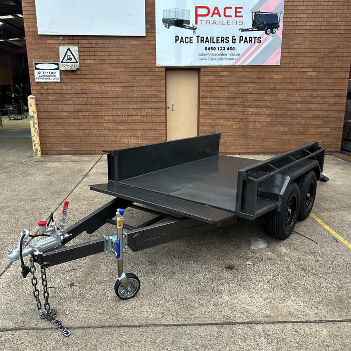 8x5 Heavy-Duty Box Trailer with Mesh Ramp
