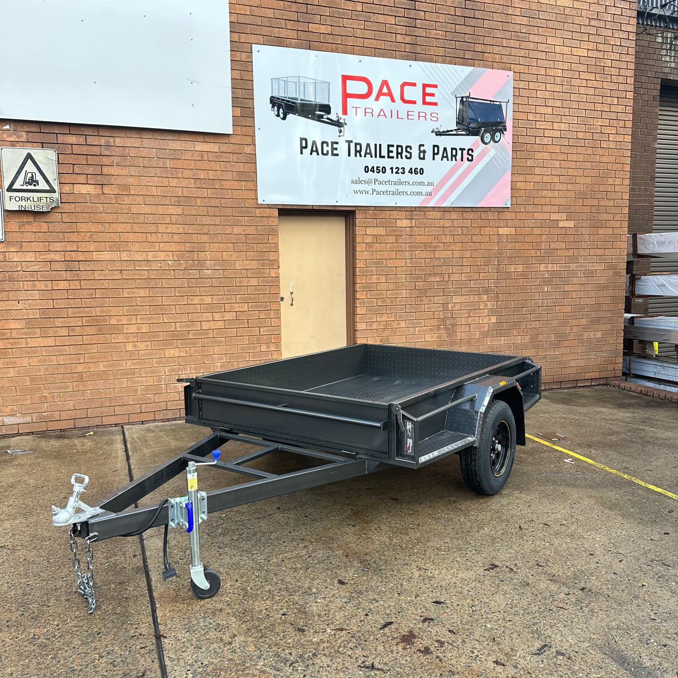 Box Trailer Single Axle