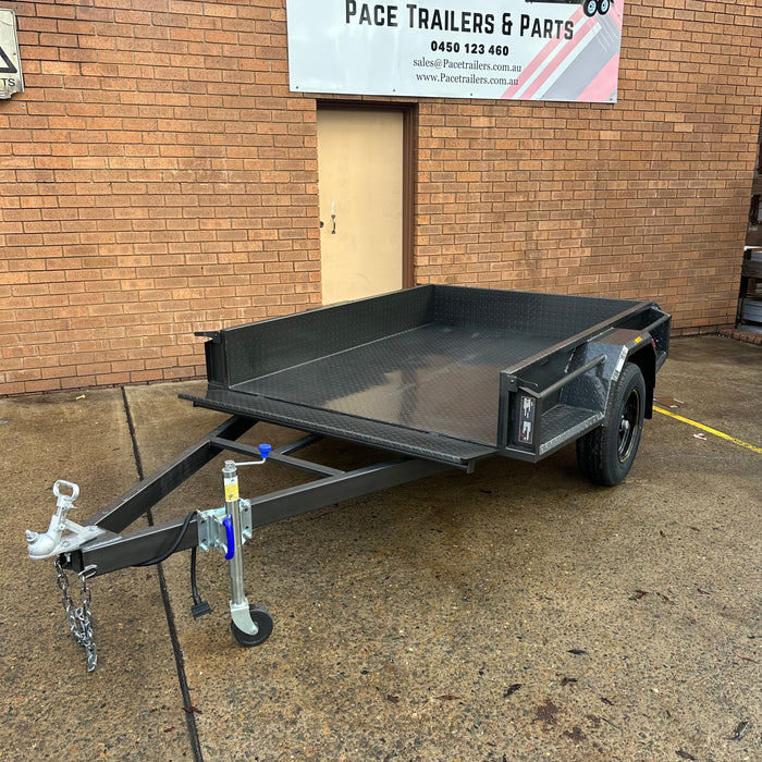 7x5 Single Axle Box Trailer