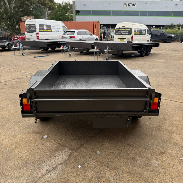 6x4 Single Axle Box Trailer