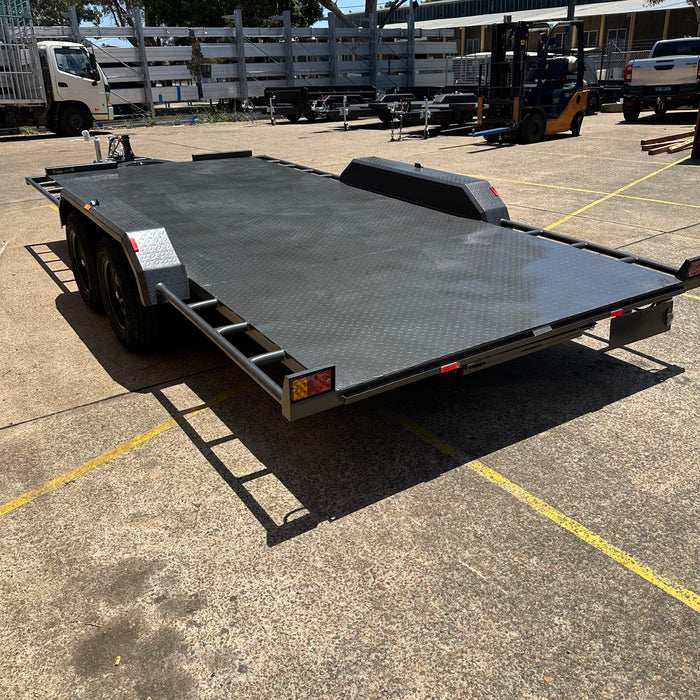 16x6.6" Semi Flat Car Trailer