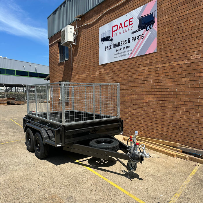 8x5 Box Trailer + 900mm High Cage