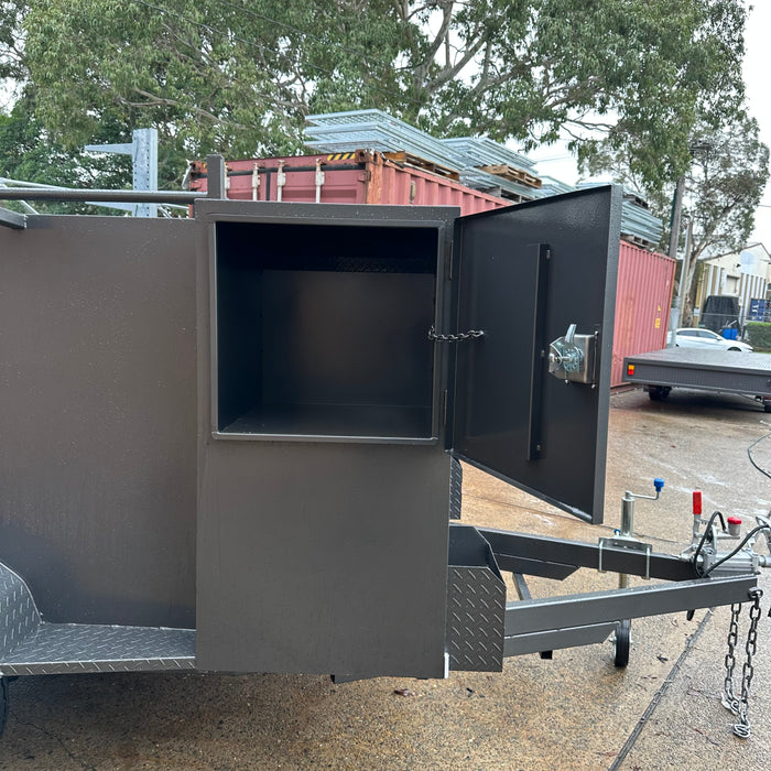 7x5 Lawn Mower / Gardener Trailer with Mesh Ramp