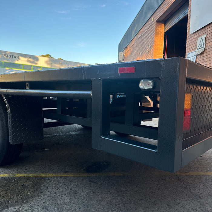 16x8ft Flat Table-Top Tandem Trailer