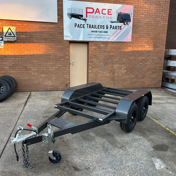8x4ft Tandem Axle Rolling Chassis Trailer