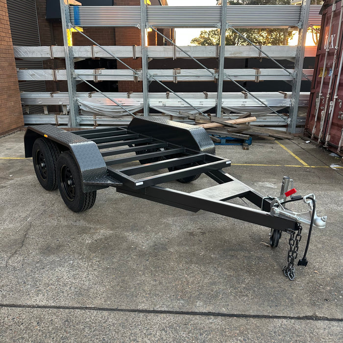 8x4ft Tandem Axle Rolling Chassis Trailer