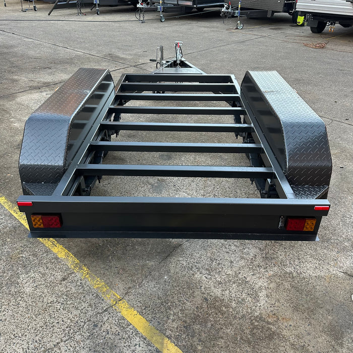 8x4ft Tandem Axle Rolling Chassis Trailer