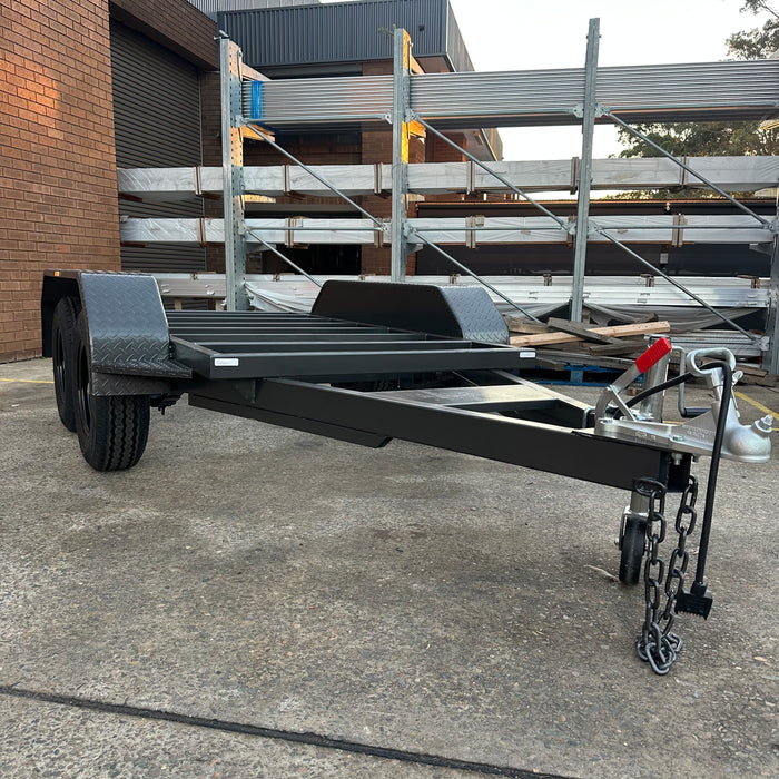 8x4ft Tandem Axle Rolling Chassis Trailer