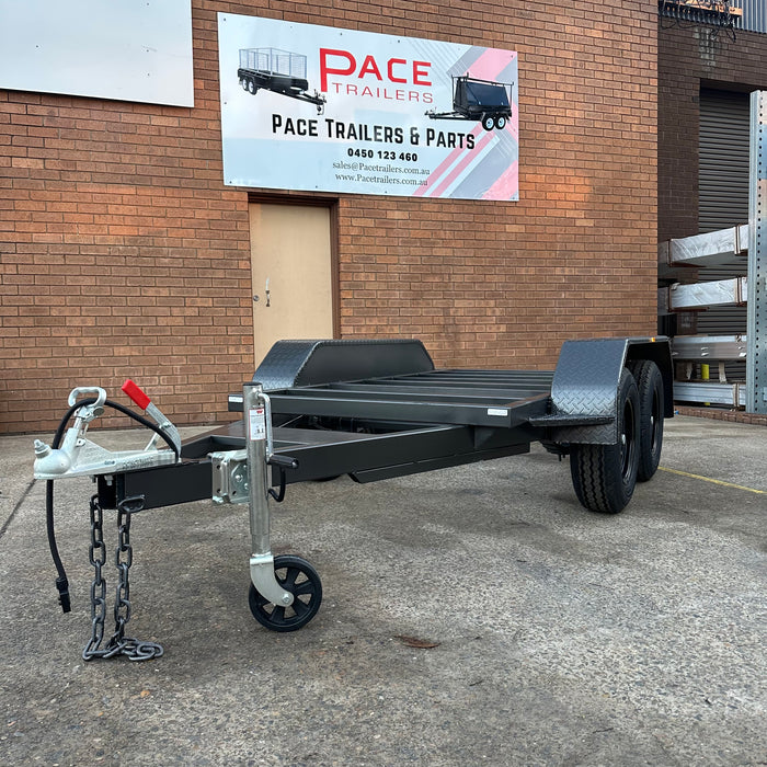 8x4ft Tandem Axle Rolling Chassis Trailer