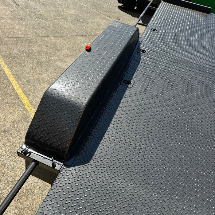 16ft Hydraulic Tilt Car Trailer - With Removable Guards