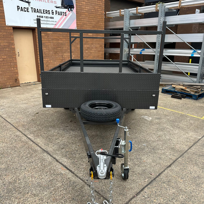 12x7 Flat Table Top Trailer - Headboard + Sides