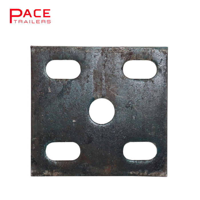 Fish Plates Natural 8mm  to suit 60mm Springs (Slotted Holes) ( Suits 1/2" U Bolts)