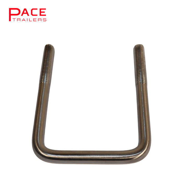 12X77x80mm Square U Bolts with Nuts (12mm) Galvanised