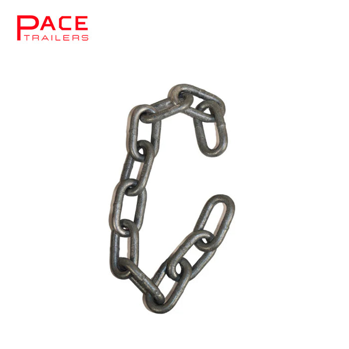Trailer Safety Chain 10mm 550mm (min.) Long Galvanised